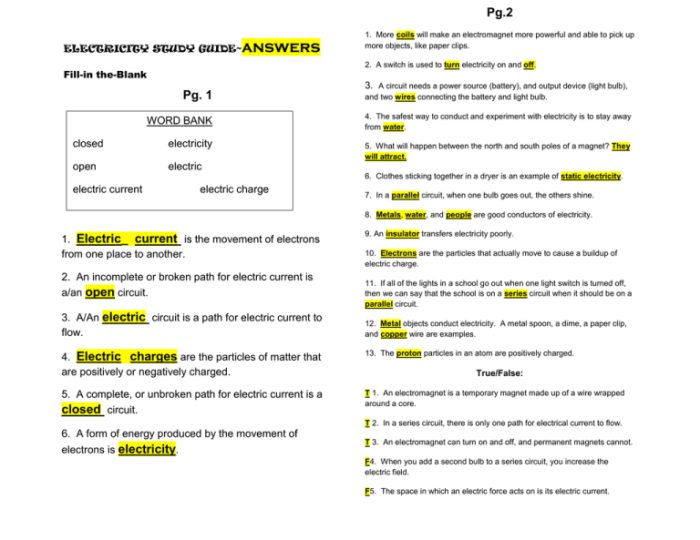 Its electrifying webquest answer key