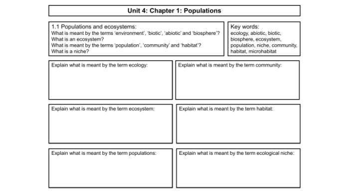 Ch 5 populations answer key